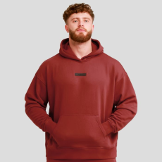 GymBeam Unstoppable kapucnis pulóver Red L