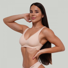 GymBeam Varrásmentes melltartó Beige