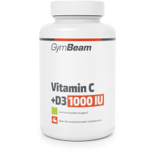 GymBeam Vitamín C + D3 1000 IU, 90 tab. vitamin és táplálékkiegészítő