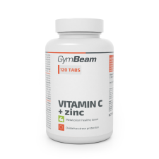 GymBeam Vitamin C + zinc 120 tabl. vitamin és táplálékkiegészítő