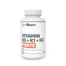 GymBeam Vitamin D3+K1+K2 Forte 120 kapsz. vitamin és táplálékkiegészítő