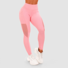 GymBeam Women‘s Leggings Mesh Panel pink L
