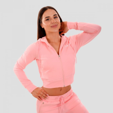 GymBeam Women‘s Zip-up Hoodie TRN pink női edzőruha