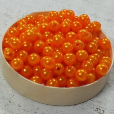  Gyöngy 5mm - narancs gyöngy