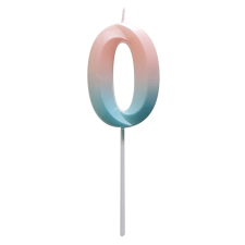  Gyöngyházfényű számgyertya – 0 party kellék