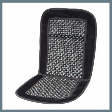  Gyöngyös ülésvédő párna szegéllyel – fekete, 93 × 44 cm 04108 lakástextília