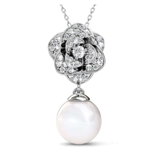  Gyöngyvirág - Swarovski kristályos  nyaklánc nyaklánc