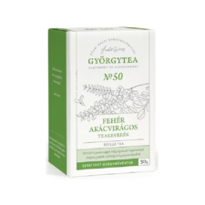 GYÖRGYTEA Györgytea Fehér Akácvirágos Teakeverék (Reflux tea) 50 g gyógytea