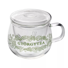 GYÖRGYTEA Györgytea Üvegszűrős csésze 350ml reform élelmiszer