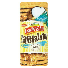 Győri Édes Zabfalatok kókuszos zabpelyhes keksz 215 g csokoládé és édesség