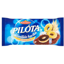GYŐRI Vaníliás karika, 300 g, GYŐRI " Pilóta", étcsokoládés csokoládé és édesség