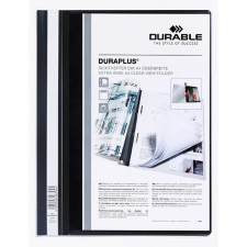 Gyorsfűző DURABLE Duraplus A/4 széles panorámás fekete lefűző