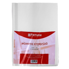 Gyorsfűző FORTUNA műanyag fehér 25 db/csomag lefűző