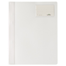  Gyorsfűző PVC Durable A/4 azonos előlappal extra széles fehér lefűző