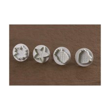  Gyümölcs és levél alakú keksz és fondant kiszúró sütés és főzés