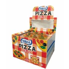 Gyümölcs ízű gumicukor - Pizza Szeletek(11x66g) 726g csokoládé és édesség