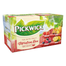  Gyümölcstea PICKWICK Fruit Fusion piros variációk eper-trópusi gyümölcs-erdei-citrom 20 filter/doboz tea