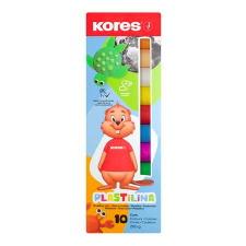  Gyurma, 200 g, 10 szín, KORES &quot;Plastilina&quot; gyurma