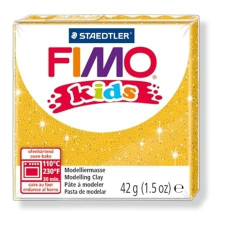  Gyurma, 42 g, égethető, FIMO "Kids", glitteres arany kreatív és készségfejlesztő