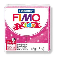  Gyurma, 42 g, égethető, FIMO "Kids", glitteres rózsaszín kreatív és készségfejlesztő