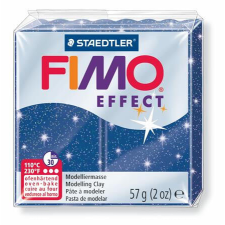 Gyurma, 57 g, égethető, FIMO "Effect", csillámos kék gyurma