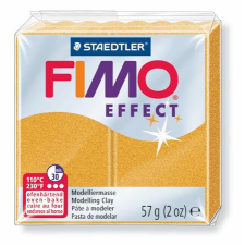 Gyurma, 57 g, égethető, FIMO "Effect", metál arany gyurma