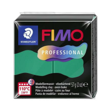Gyurma, 57 g, égethető, FIMO "Professional", zöld kreatív és készségfejlesztő