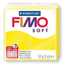 Gyurma, 57 g, égethető, FIMO "Soft", citromsárga gyurma