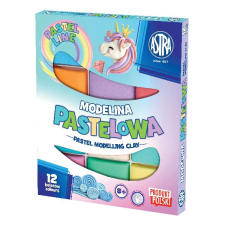  Gyurma ASTRA modellező pasztell 12 színű kreatív és készségfejlesztő
