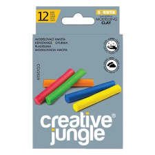  Gyurma CREATIVE JUNGLE grey színes 12 szín/készlet kreatív és készségfejlesztő