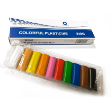 Gyurma színes, 210g. Bluering® 10 különböző szín gyurma