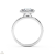Gyűrű Forevermark Setting Circlet Pavé gyűrű 54-es méret - B44318