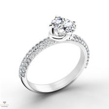 Gyűrű Forevermark Setting Solitaire Pavé gyűrű 55-ös méret - B29397_3I gyűrű