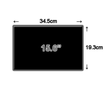  H000037890 15.6" matt laptop LCD kijelző, LED panel HD+ (1600 X 900) 40pin laptop alkatrész