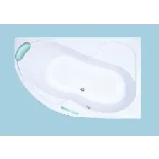  H2O Fortuna 170x100 jobbos asszimetrikus kád kád, zuhanykabin