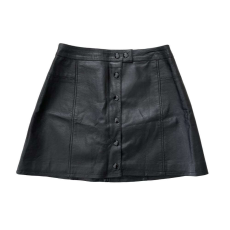  H&amp;M női műbőr szoknya - 36 (ÚJ)