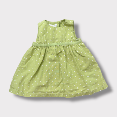 H&M Csinos zöld, pöttyös ruha