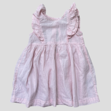 H&M Rózsaszín, ezüst szálas nyári ruha