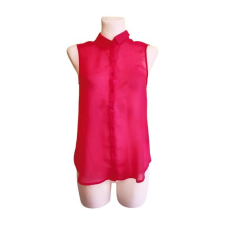  H&amp;M sötét rózsaszín ujjatlan női blúz (méret: 34) blúz