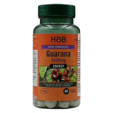 H&B Guarana tabletta 3600 mg 90 db vitamin és táplálékkiegészítő