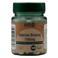 H&B Szibériai Ginseng tabletta 1500 mg 120 db vitamin és táplálékkiegészítő