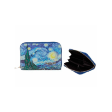  H.C.021-4910 Műbőr pénztárca 14,5x9,5x2,7cm,Van Gogh:Csillagos éj