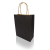 h-Green Sodrottfüles papírtáska 185x240mm 80mm talp S méret 250 db/doboz, fekete