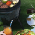 H.Koenig Faszén grill H.Koenig, Japanese Kamado BBQ 21", főzőfelület 47 cm, füstölés, sütés, lassú főzés, beépített hőmérő, összecsukható bambusz asztalok, kerámia test, légbeszívó és elszívó nyílások