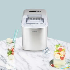 H.Koenig H.Koenig KB14 jégkocka gép, űrtartalom 2,1l, 2 különböző méretű jég, LCD vezérlés, csendes, kompakt, elkészítési idő max. 13 perc jégdaráló, jégkockakészítő