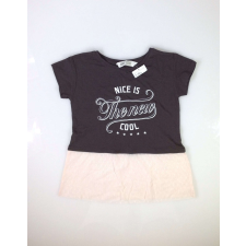 H&M H&M lány Póló - Feliratos #szürke-rózsaszín gyerek póló