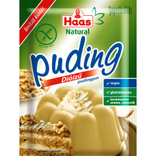 Haas Natural Dióízű pudingpor 40g sütés és főzés