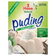  Haas natural pudingpor kókuszízű 40 g csokoládé és édesség