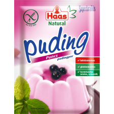  Haas Natural Puncsízű pudingpor 40g sütés és főzés