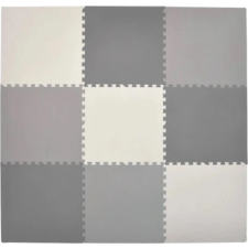 Hab puzzle szürke árnyalataival szegéllyel játszószőnyeg